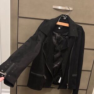 Kut from the Kloth Black Jacket with Zipper Accents